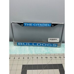 The Citadel Bulldogs Chrome License Plate Frame Official School Gear